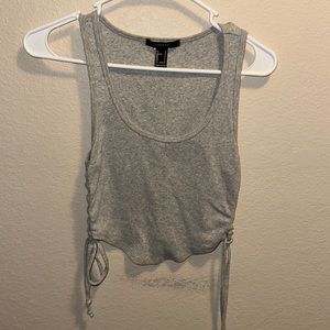Grey Tied tank top